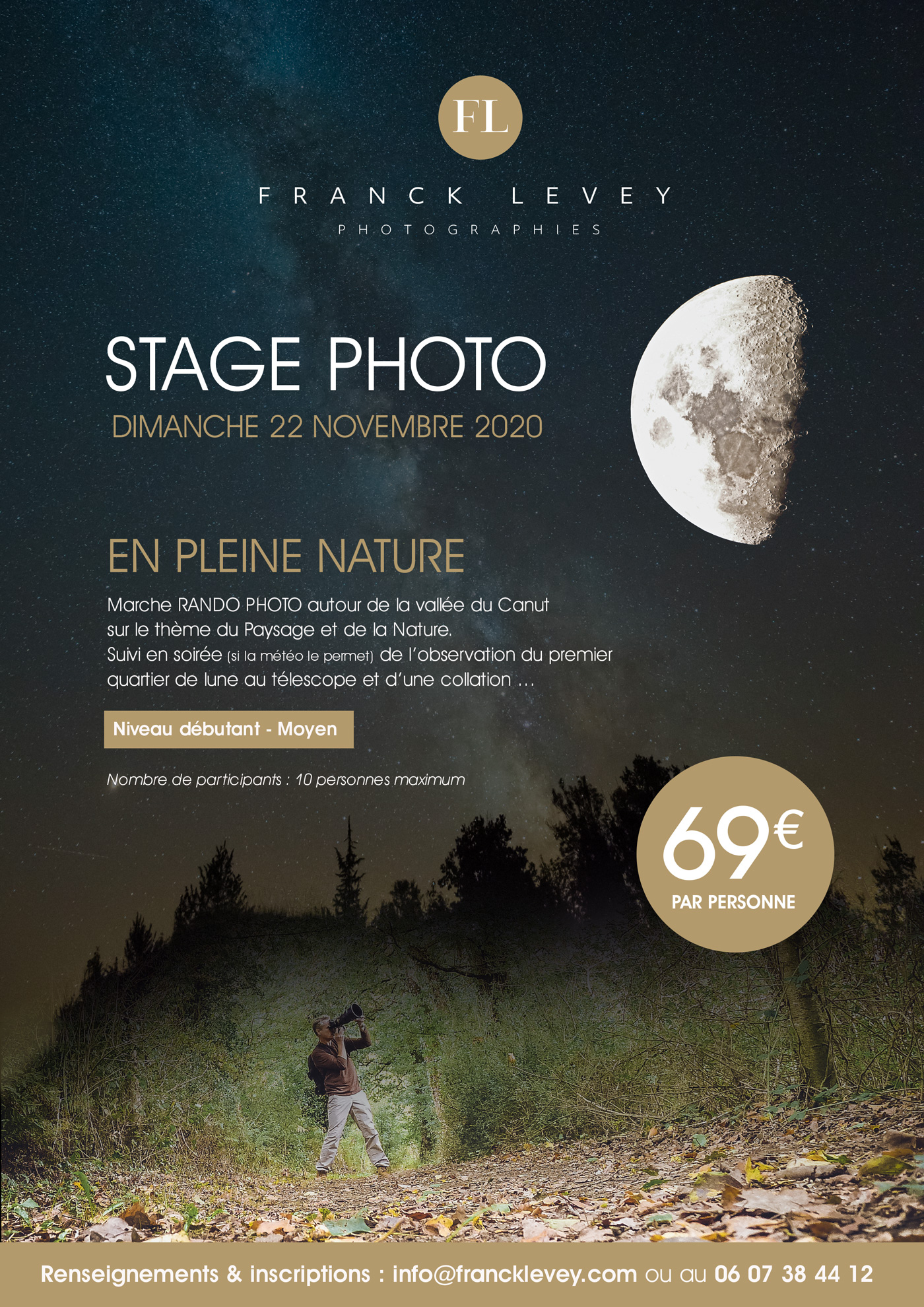 Stage Photo avec France Levey : en pleine nature